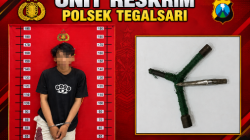 Unit Reskrim Polsek Tegalsari Surabaya Amankan Terduga Pelaku Curanmor, Beraksi di 11 Lokasi
