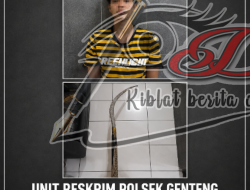 Unit Reskrim Polsek Genteng Satreskrim Polrestabes Surabaya Ungkap Kepemilikan Senjata Celurit Panjang 1,5 M Antarkelompok
