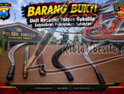 Unit Reskrim Polsek Sukolilo Surabaya, Berhasil Ringkus Dua Pelaku Curanmor Bersenjata Tajam