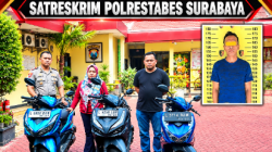 Gadaikan Tiga Motor Hasil Sewa, Pria Asal Sidoarjo Ditangkap Polsek Wonocolo