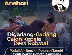 Dermawan dan Peduli, Tokoh Pemuda Robatal Anshori Digadang-Gadang Jadi Calon Kades, Salurkan Puluhan Tangki Air Bersih