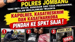 Sederet Kasus Di Jombang Bikin Resah Masyarakat, KPK Nusantara Desak Kapolri dan Kapolda Jatim Copot Kapolres Dan Jajarannya
