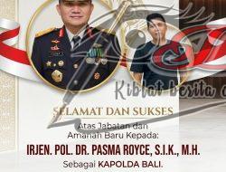 Achmad Fauzi Sampaikan Ucapan Selamat kepada Brigjen Pol. Pasma Royce atas Amanah Baru sebagai Kapolda Bali