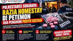 Saat Gelar Razia Di Kos-kosan, Dua Penghuni Homestay Di Petemon Positif Ekstasi