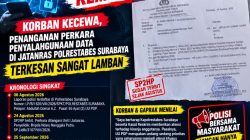 Korban Kecewa, Penanganan Perkara Penyalahgunaan Data Di Jatanras Polrestabes Surabaya Terkesan Sangat Lamban