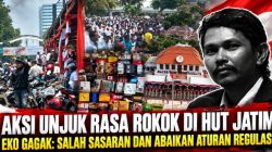 Demo Rokok di HUT Jatim Dinilai Salah Sasaran, Diduga Ditunggangi Bandar Ilegal
