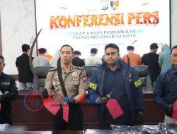 Satreskrim Polres Mojokerto Kota Amankan 21 Pemuda Diduga Serang Angkringan di Magersari