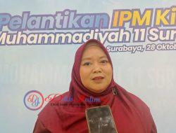 Rasa Bangga dan Haru Sang Ibunda Warnai Pelantikan Ketua IPM Kids SD Muhammadiyah 11 Surabaya