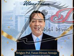 Keluarga Besar Rutan Kelas I Surabaya Mengucapkan Selamat Ulang Tahun kepada Brigjen Pol. Tatan Dirsan Atmaja, S.I.K., M.H.