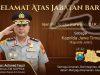 Achmad Fauzi SE Ucapkan Selamat atas Penunjukan Irjen Pol Dhekananto sebagai Kapolda Jatim