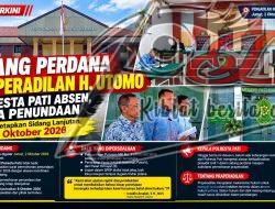 Sidang Perdana Praperadilan H. Utomo, Polresta Pati Absen dan Minta Penundaan