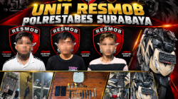 Unit Resmob Satreskrim Polrestabes Surabaya Ringkus 3 Residivis Curanmor, Beraksi di 36 TKP