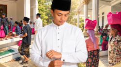 Istiqomah Jumat Manis, Raden Sakti Rutin Santuni Anak Yatim dan Janda Berumur (Kaum Dhuafa) di Desa Robatal Sampang