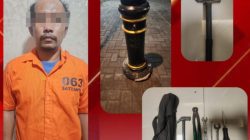 Unit Reskrim Polsek Pabean Cantikan Tangkap DPO Pencuri 14 Bollard Pemkot Surabaya, Kerugian Capai Rp22 Juta